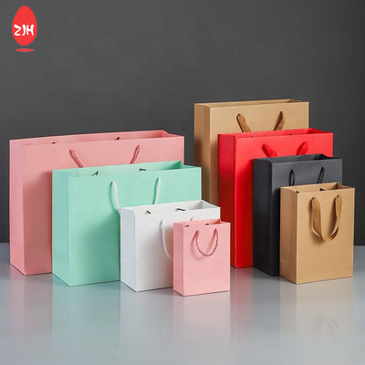 Saco de papel de couro com alça acolchoada FSC