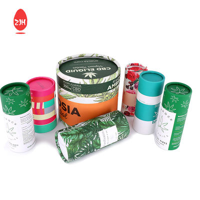 Tubo de papelão para desodorante CMYK biodegradável caixa de tubo de batom
