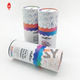 Caixa de tubo de cilindro de papelão rígido circular vazia de luxo impressa caixa de tubo de papel redondo impresso