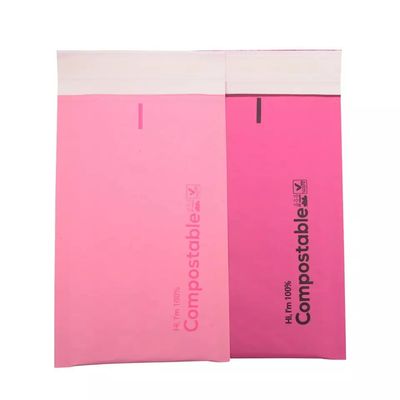 Caixas de correio kraft recicladas SGS Ecologicamente corretas Caixas de correio duplas de papel kraft rosa
