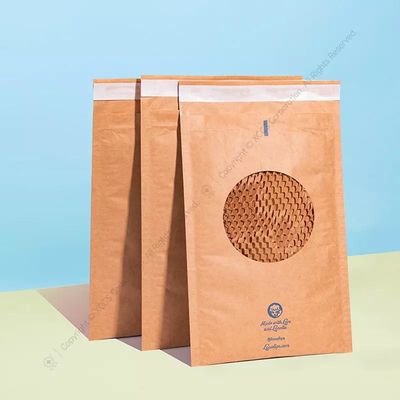 Envelopes para correspondência Papel Kraft acolchoado Sacos biodegradáveis ​​SGS Kraft