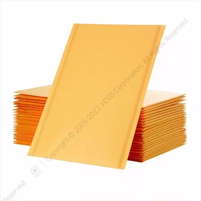 Papel Kraft à prova d'água impressão flexográfica Sacos de compras rosa Kraft Bubble Mailers