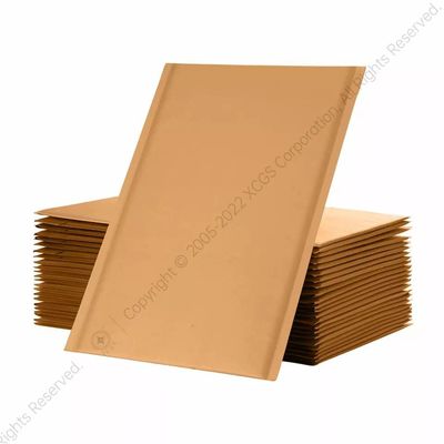 Papel Kraft à prova d'água impressão flexográfica Sacos de compras rosa Kraft Bubble Mailers