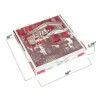 4c Impressão Offset Caixa de Armazenamento de Pizza 33*33cm Embalagem Reutilizável Caixas de Embalagem Boxese