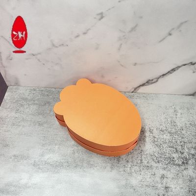 Ovo da páscoa criativo tampa e base de empacotamento dadas forma da caixa do presente de papel