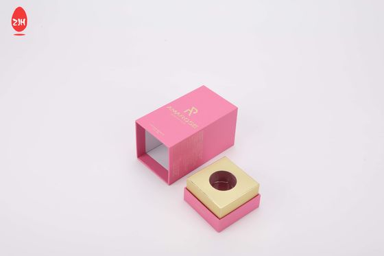 Logotipo feito sob encomenda de papel duro de empacotamento cosmético da caixa da garrafa de perfume do presente