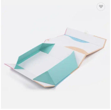 O tamanho personalizado Logo Printing Magnetic Foldable Boxes para o cetim veste o empacotamento