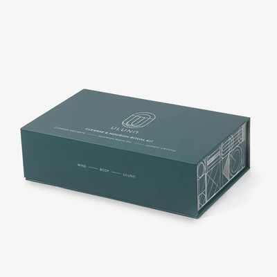 Caixas rígidas magnéticas do cartão feito sob encomenda do preto de Logo Closure Gift Boxes Matt recicláveis