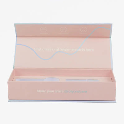 Do favor luxuoso magnético pequeno do casamento do rosa logotipo feito sob encomenda de empacotamento da caixa de presente do Natal