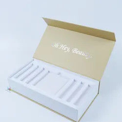 Caixa de presente magnética do cartão rígido de EVA Insert Cosmetic Packaging Boxes