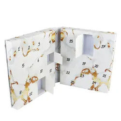 Fechamento personalizado caixa do ímã/botão/laço de Paper Gift Packaging do noivo da noiva